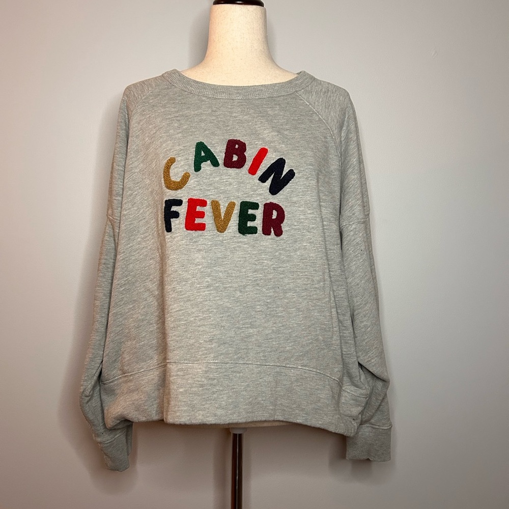 Lou & Grey Cabin Fever Fluffy Fleece Graphic Sweater